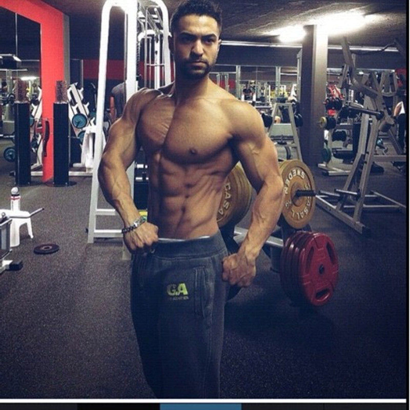 GA兄弟新款运动休闲长裤肌肉型男士健身跑步透气宽松修身收口裤子|msdalam kategori Pakaian Lelaki, seluar santai - dari Buy2taobao.com untuk memberikan perkhidmatan ejen Taobao profesional membeli