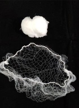 隐形发网假发专用发网白色大网产地韩国拉开长80厘米每包20个7元