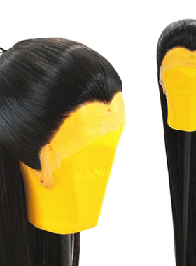 手钩古装假发黑色男装影楼写真人物反串汉服造型影楼舞台戏剧动漫