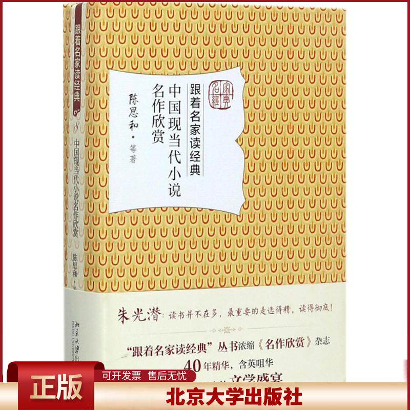 正版 中国现当代小说名作欣赏 陈思和 北京大学出版社 9787301284650