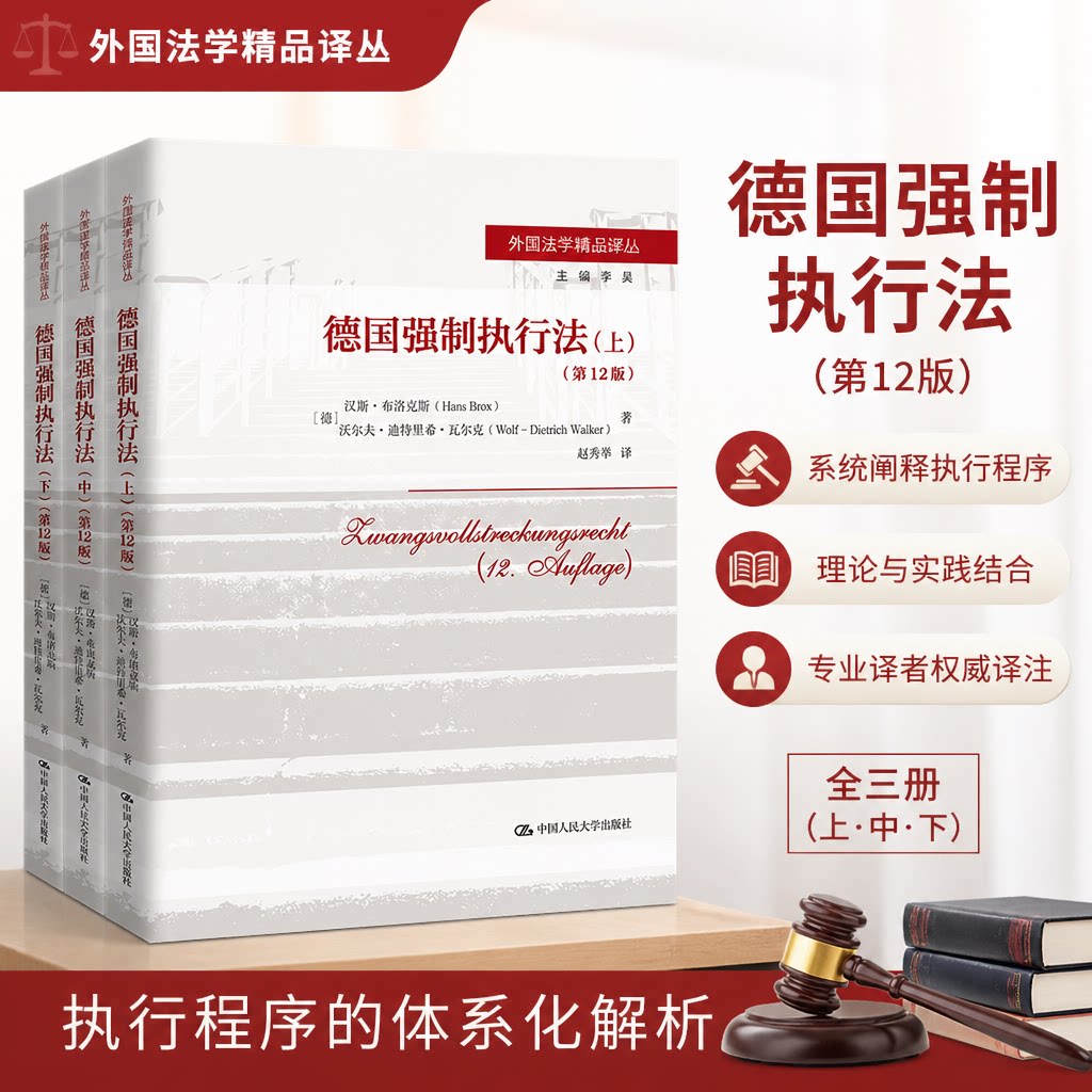 德国强制执行法上中下册第12版