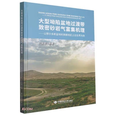 正版图书 大型坳陷盆地过渡带致密砂岩气富集机理:以鄂尔多斯盆地杭锦旗地区上古生界为例中国地质大学何发岐 等