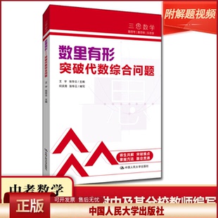 正版 三思中考数学 数里有形：突破代数综合问题（人大附中及其分校教师编写）初中七年级八年级九年级中考数学 王宇 张华云 主编