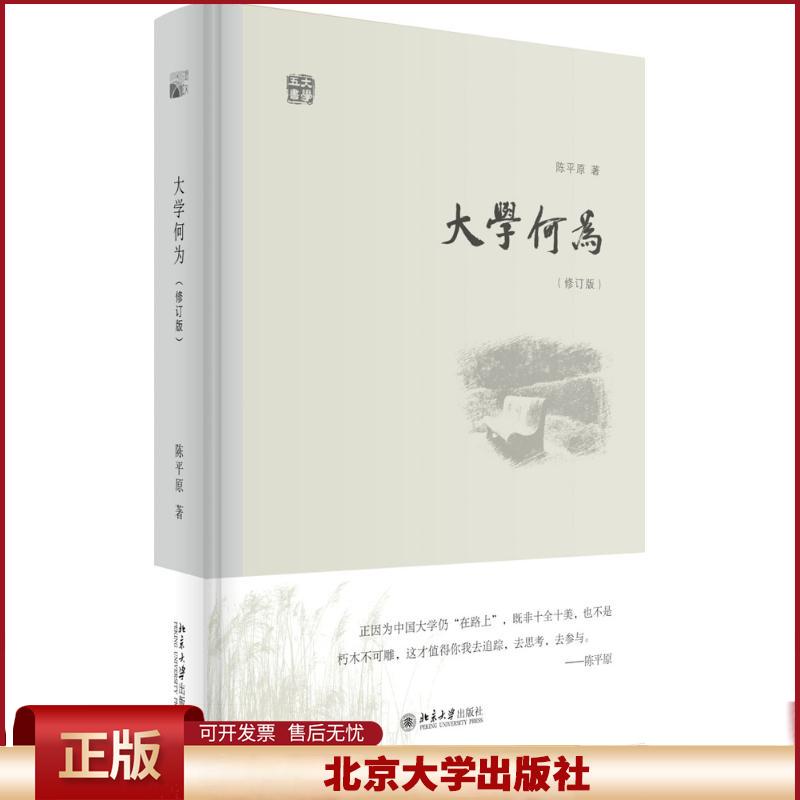 正版 大学何为(修订版) 陈平原 北京大学出版社有限公司 9787301263563