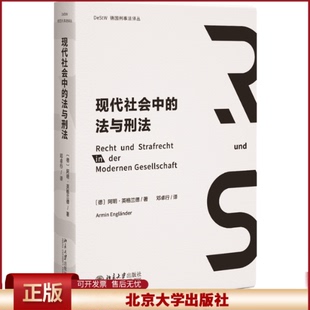 2023新书 现代社会中的法与刑法 阿明·英格兰德 德国刑事法译从 融汇法哲学与刑事法的典范之作 北京大学出版社9787301341391