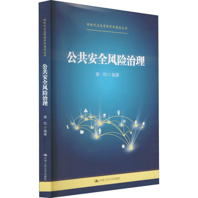 正版 公共安全风险治理 唐钧 中国人民大学出版社 9787300304120