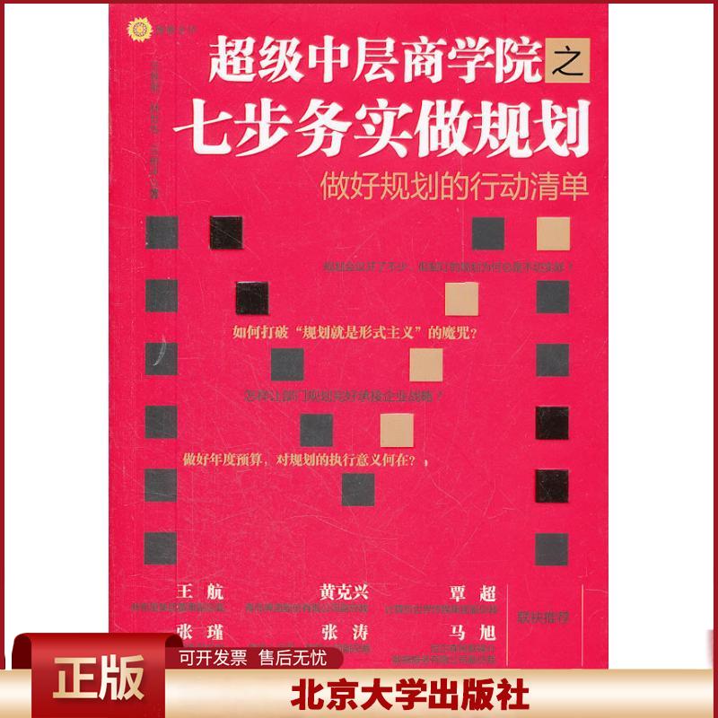正版 超级中层商学院之七步务实做规划 王胜男 北京大学出版社 9787301198575