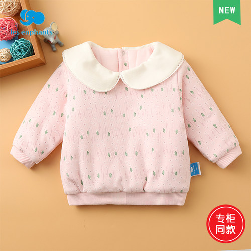 女宝宝卫衣棉服洋气冬季加厚童装