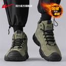 马丁靴男士 回力官方旗舰店男鞋 工装 加绒高帮户外登山雪地棉鞋 冬季