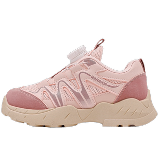 回力官方旗舰店女童运动鞋2025年秋季新款女孩软底儿童旋钮老爹鞋