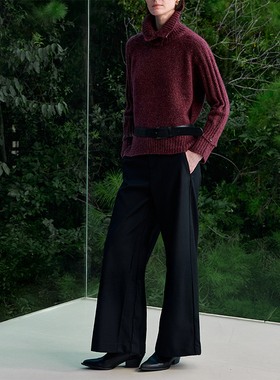 Chicnine |西装裤通勤百搭纯色长裤气质新款直筒裤高级通勤宽松女