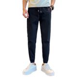 2024春秋新款痞帅裤子男士修身小脚九分裤潮流休闲裤1003-1A60P48，男装休闲裤，星座1003-1