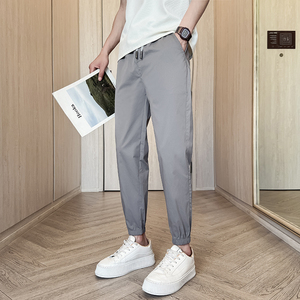 2024新款春秋款9分休闲男裤修身九分小脚男款束脚裤1003-1A82P48,男装休闲裤,星座1003-1