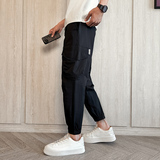 春夏款帅气多口袋男士休闲裤宽松工装束拼接男九分裤1003-1A86P55，男装休闲裤，星座1003-1