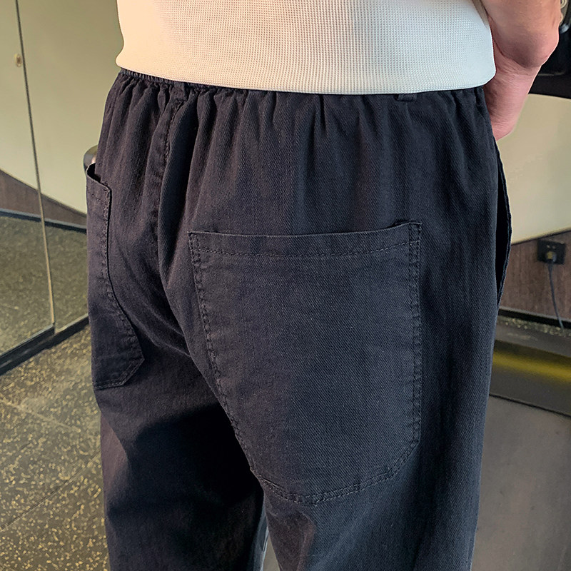 秋季男士修身精神小伙束脚裤男生小脚长裤休闲裤子1003-1A10P58,男装休闲裤,星座1003-1
