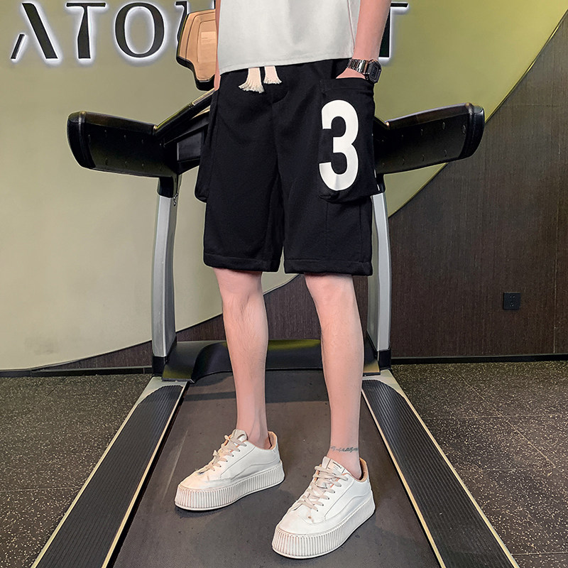 夏季男生精神小伙短裤  男士宽松时尚大裤衩运动卫裤1003-1A37P48图片