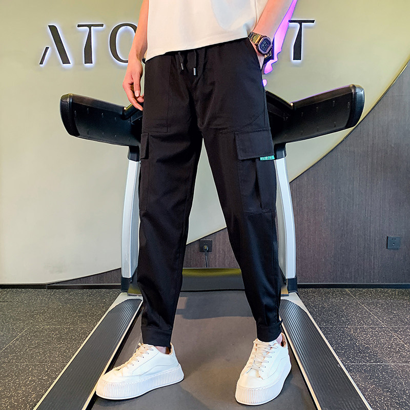 2024春夏新款男生修身小脚裤男士时尚休闲裤长裤1003-1A28P48,男装休闲裤,星座1003-1