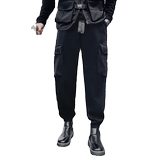 冬季加绒保暖男士修身运动裤男生小脚休闲长裤卫裤1003-1A75P68，男装休闲裤，星座1003-1