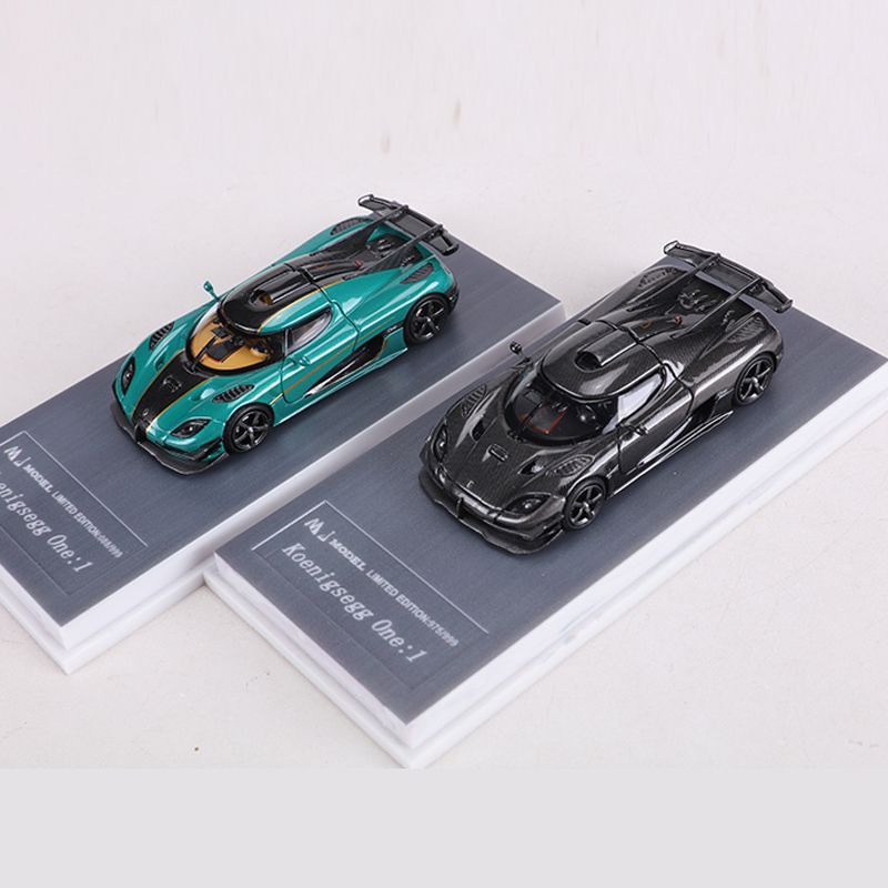 MJ 1:64柯尼塞格ONE1开盖版合金仿真汽车模型收藏