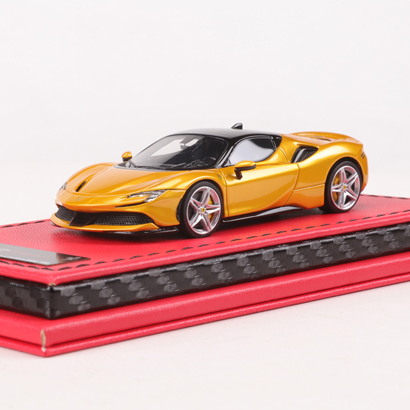 ART 1:64 SF90硬顶/敞篷跑车仿真树脂汽车模型收藏摆件399台