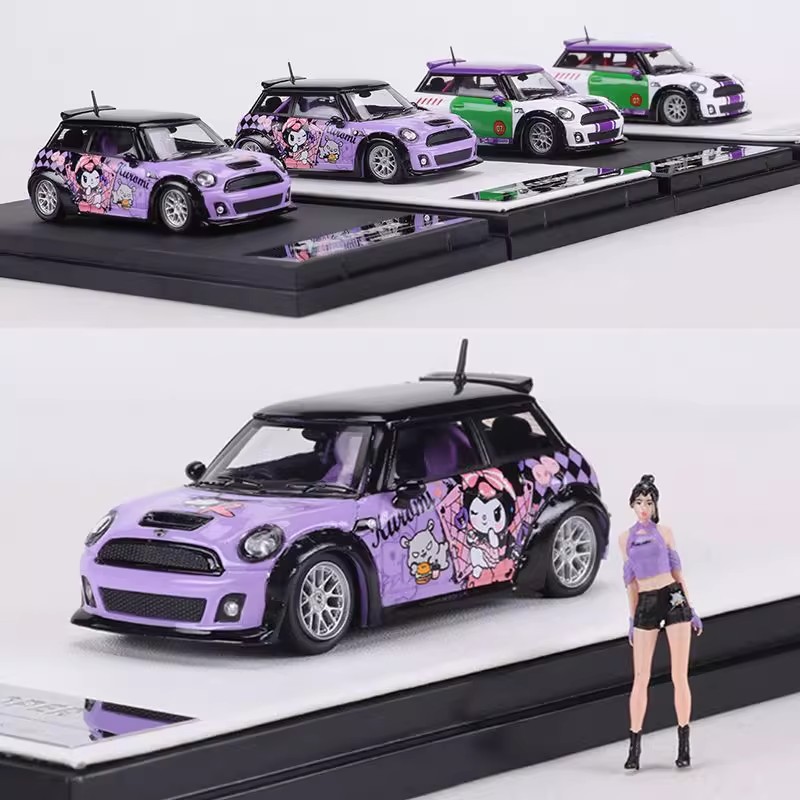 AM 1:64宝马MINI Cooper迷你古巴库洛米/巴斯光年涂装合金车模型