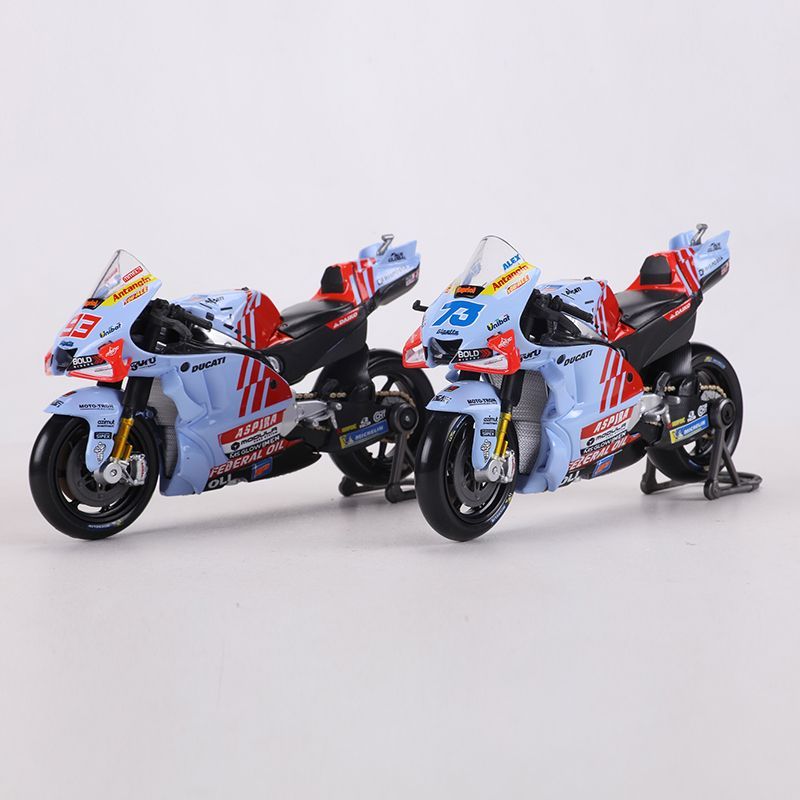 Maito 1:18杜卡迪2024 GP赛事仿真摩托车模型玩具收藏摆件#73 #93