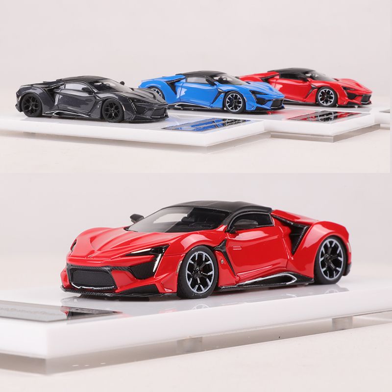 VMB 1:64莱肯Fenyr SuperSport超跑仿真树脂汽车模型收藏