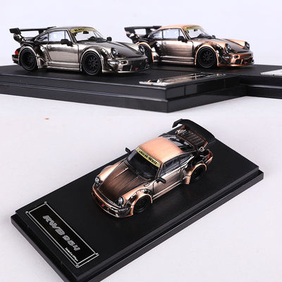 Star Model 1:64 保时捷RWB964 GT尾翼仿真合金汽车模型收藏