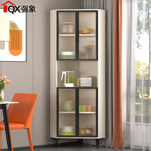 轻奢现代简约转角餐边柜储物柜