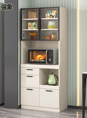 定制厨房餐边柜多功能置物柜高柜一体靠墙夹缝储物柜小户型G237