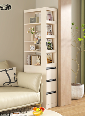 转角书柜夹缝角柜沙发边柜侧边柜子墙角储物柜床边书架置物架F106