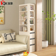 转角书柜夹缝角柜沙发边柜侧边柜子墙角收纳柜床边书架置物架F106