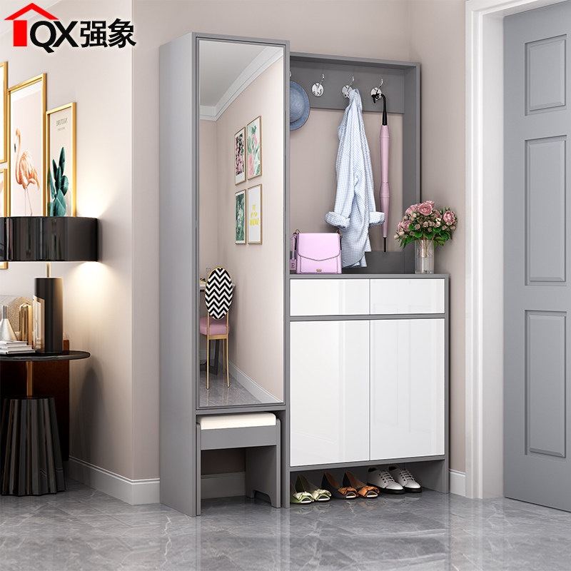 北欧风大容量多功能定制换鞋凳