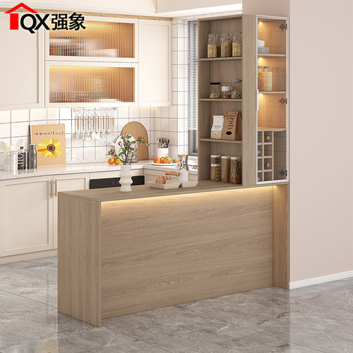 多功能餐边柜吧台一体隔断柜