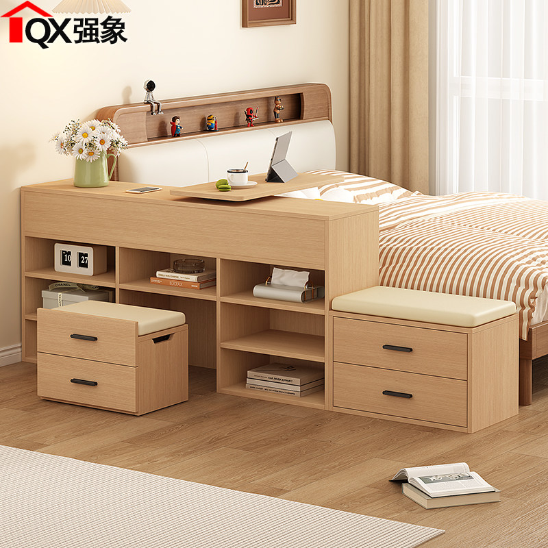 卧室半包围床边柜长条夹缝柜现代简约床头柜多功能收纳储物柜C14,住宅家具,床头柜,淘宝优惠券,粉丝福利购,淘宝优惠卷