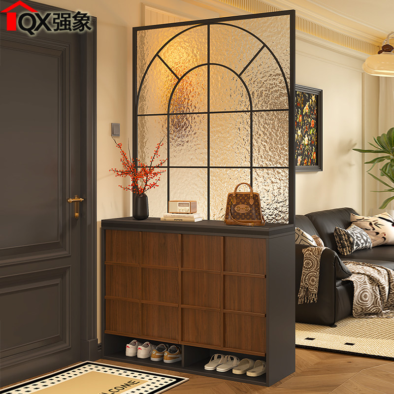 中古入户鞋柜家用门口玄关柜一体复古屏风隔断柜客厅沙发边柜W53,住宅家具,门厅/玄关柜/玄关架,淘宝优惠券,粉丝福利购,淘宝优惠卷