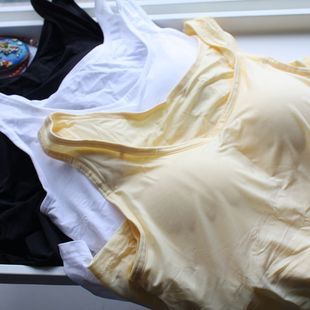 冷感夏季 抗菌防臭防紫外线带罩杯背心女士纯色日单 凉爽吸水速干