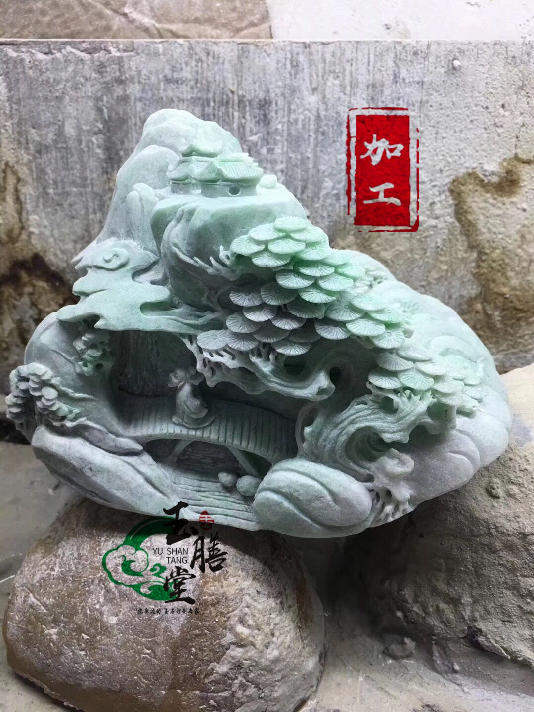 各类摆件加工 手玩件 牌子 花玉雕