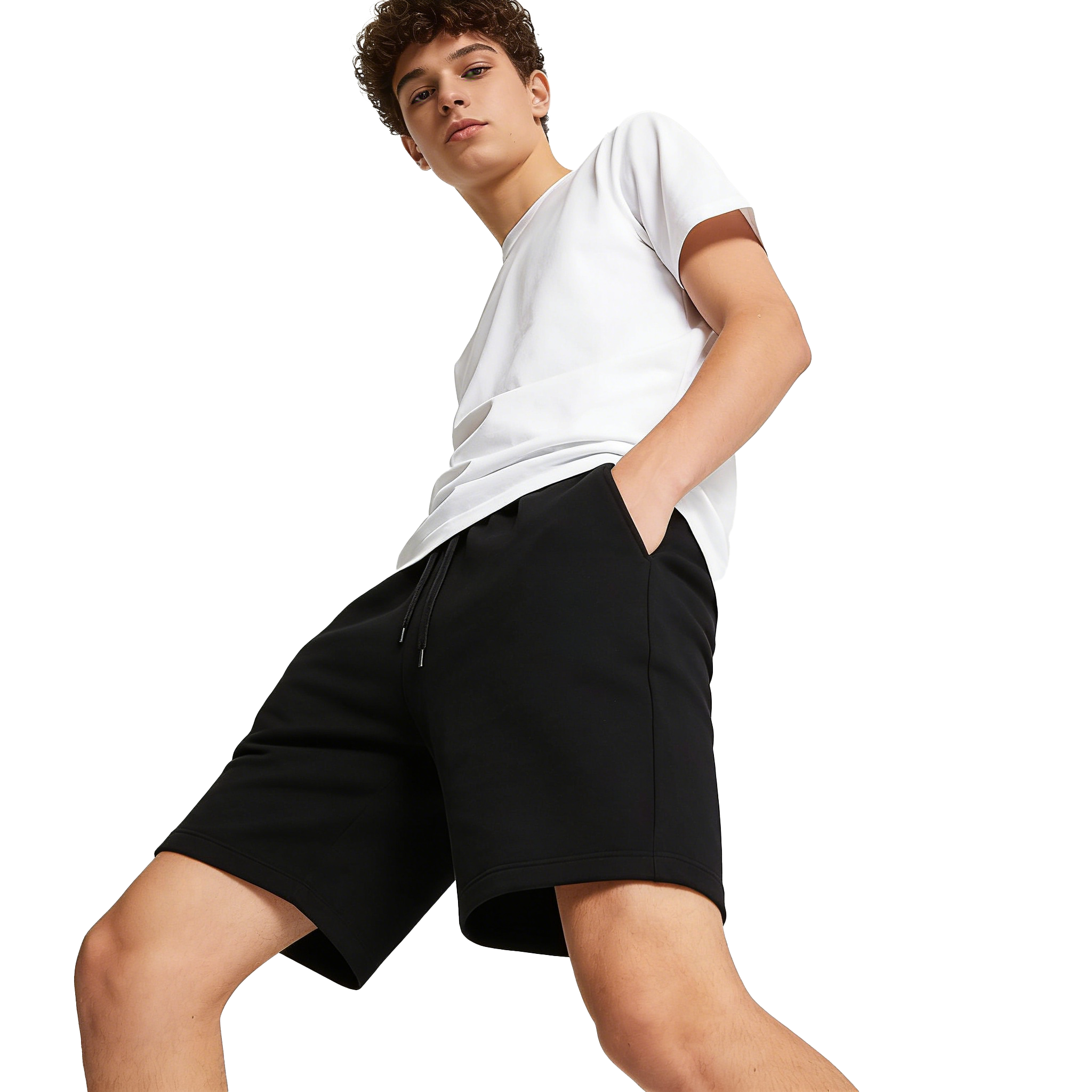 XDFM 简约纯色宽松休闲风男女运动短裤夏季宽松抽绳五分裤百搭,男装,短裤,淘宝优惠券,粉丝福利购,淘宝优惠卷