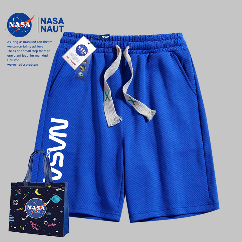 休闲五分裤男女短裤NASA联名