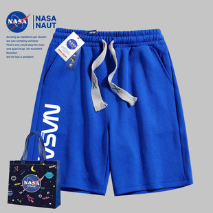 新款 NASA 夏2025年官方同款 休闲五分裤 潮牌运动户外 SOLAR男女短裤