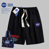 夏季 NASA 官方运动户外 裤 子五分裤 SOLAR联名潮牌男女休闲短裤 新款