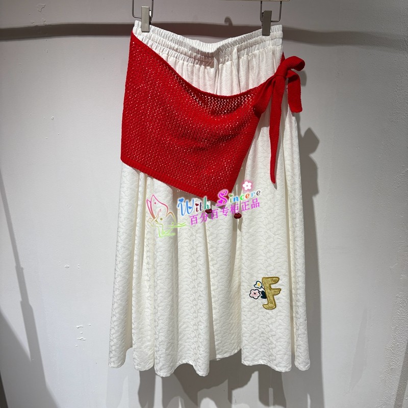 飞鸟和新酒专柜正品国内代购 2025冬季新款 半身裙 FZ57172003