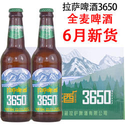 西藏拉萨啤酒3650 全麦啤酒 330ml*6/24瓶 整箱非青稞啤酒