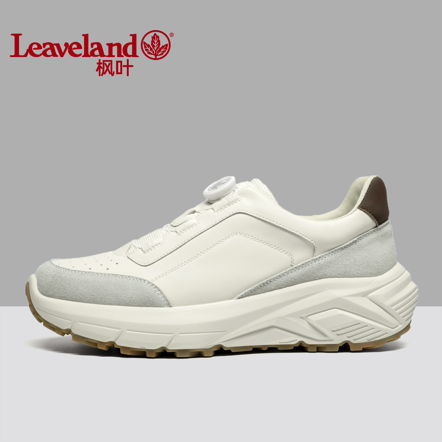 枫叶男士运动休闲鞋潮流小白鞋