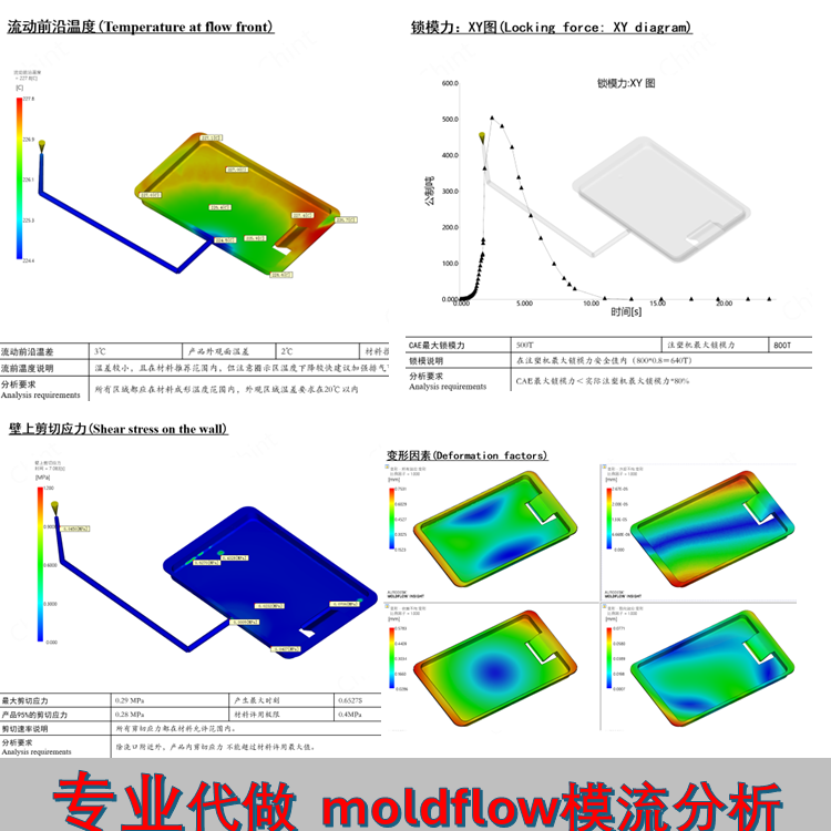 专业模流分析代做moldflow代做分析做模流分析报告/模流代做银牌
