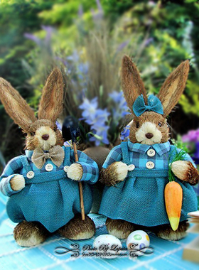 波尔卡田园风乡村森林系格子礼物