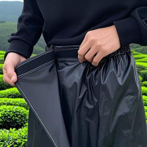 户外茶园服防水裙防刮防刺通用雨披多用裙裤采茶围裙围腰摘茶耐磨