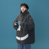 中性风百搭棉衣宽松休闲羊羔毛外套MY005-P118控价148，男装棉衣，电商A132（原电商B245）