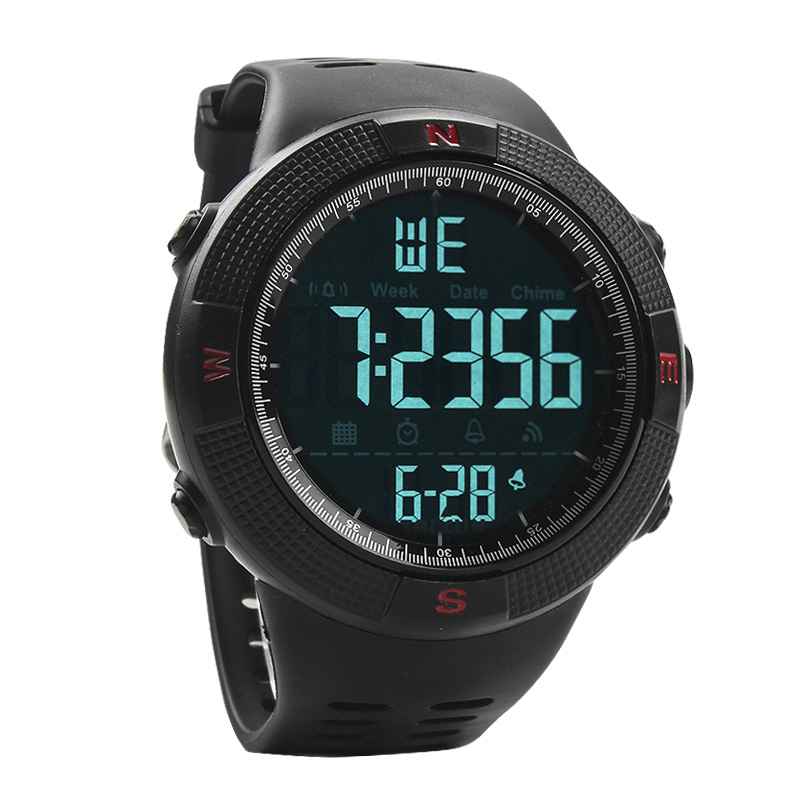 多功能男士数字运动风户外手表